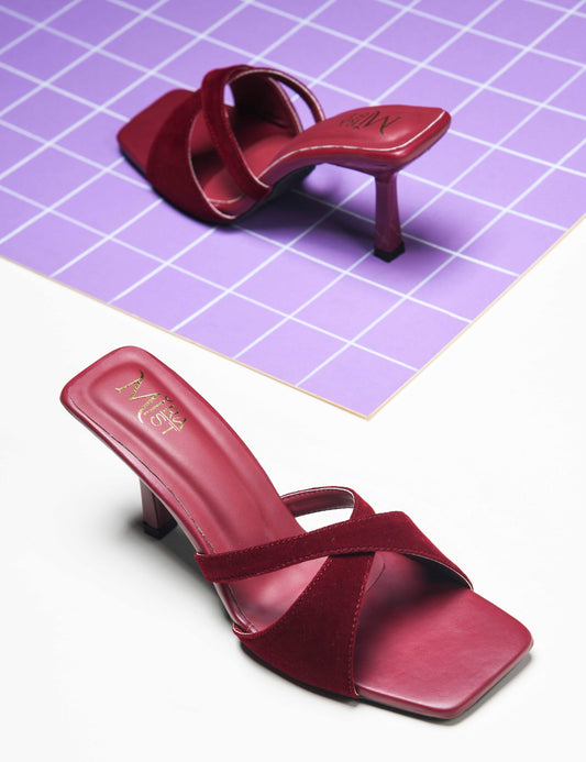 MiraMist Black High Heel Sandals for Women & Girl – Stylish Stilettos for Party & Casual Wear | Pencil Heel | Platform Heel
