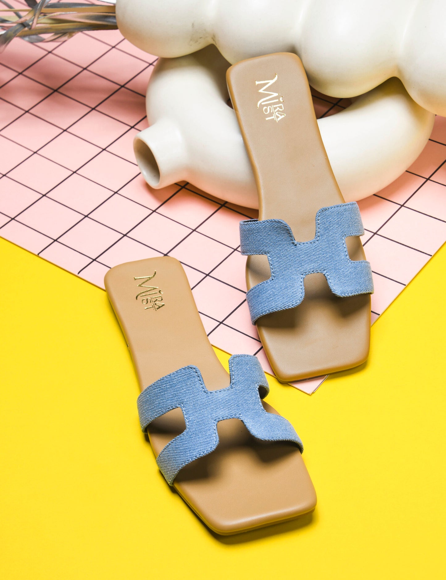 MiraMist Fashionable Flat Slides for Women & Girls – Best for Casual Outfits, Summer & Travel
