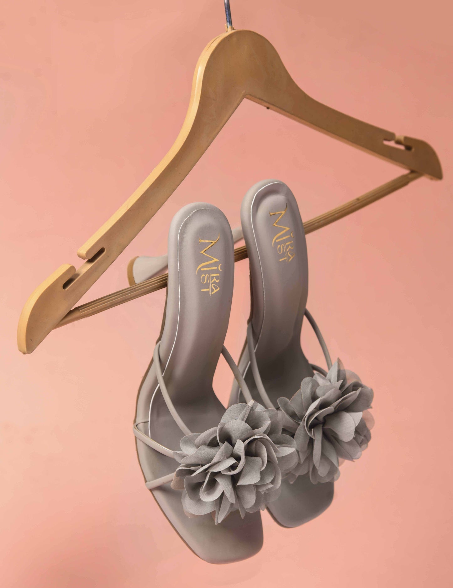 MiraMist Blossom Grace Slip-On Kitten Heels