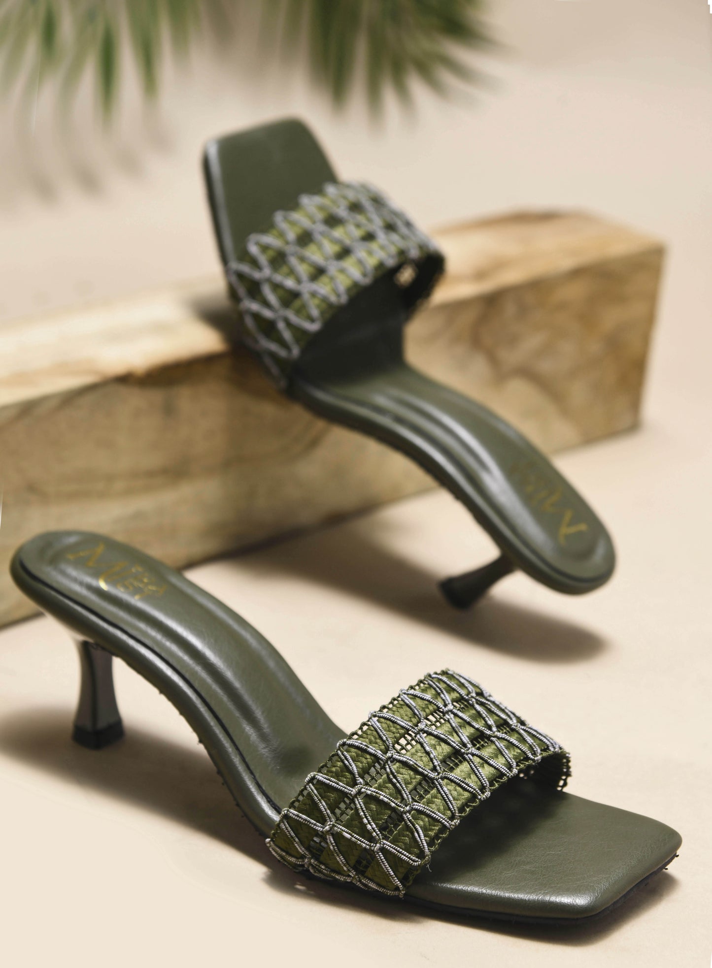MiraMist Effortless Slip-On Kitten Heels