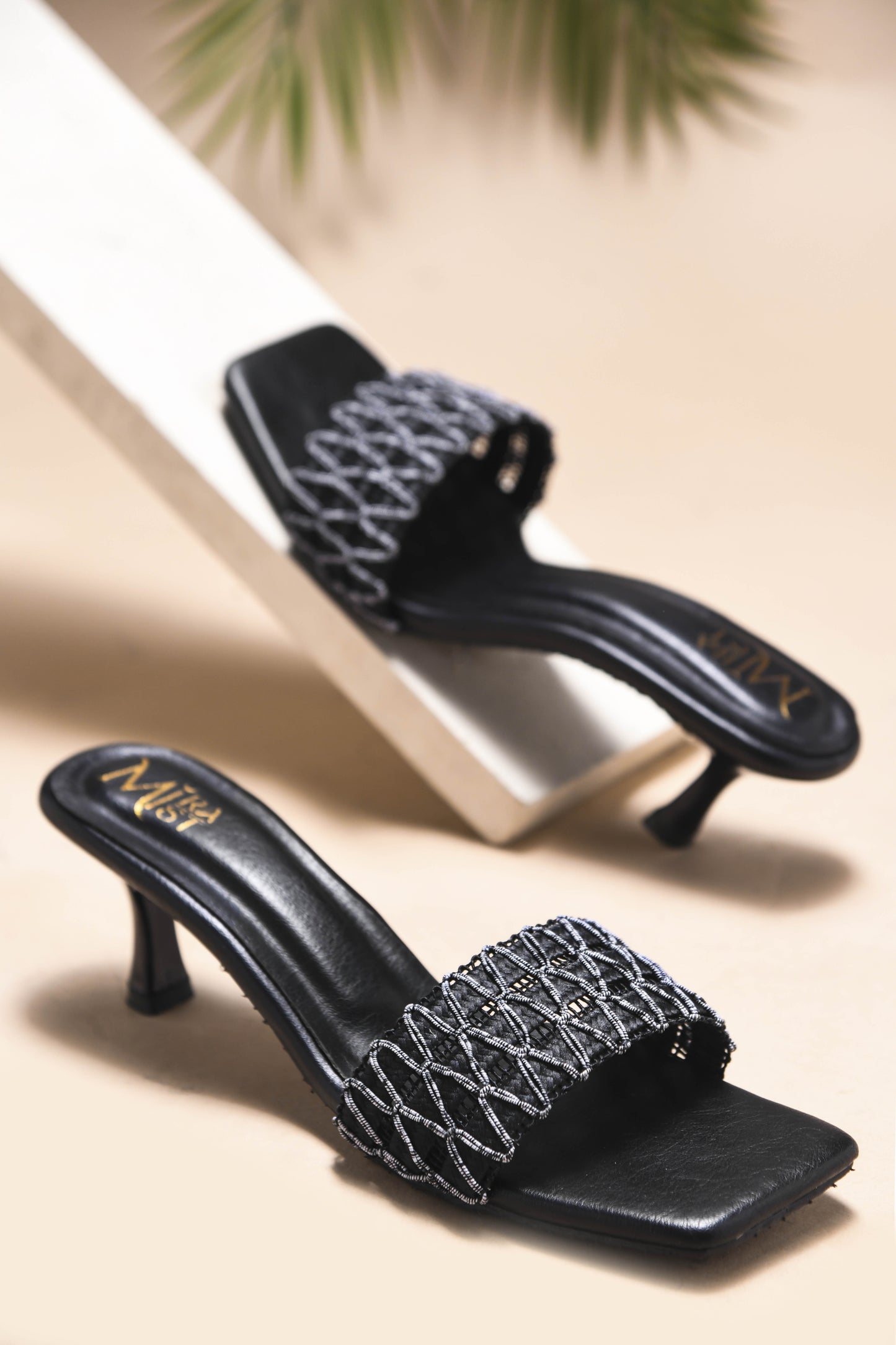 MiraMist Effortless Slip-On Kitten Heels