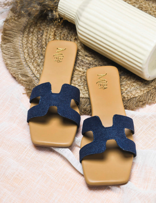 MiraMist Fashionable Flat Slides for Women & Girls – Best for Casual Outfits, Summer & Travel